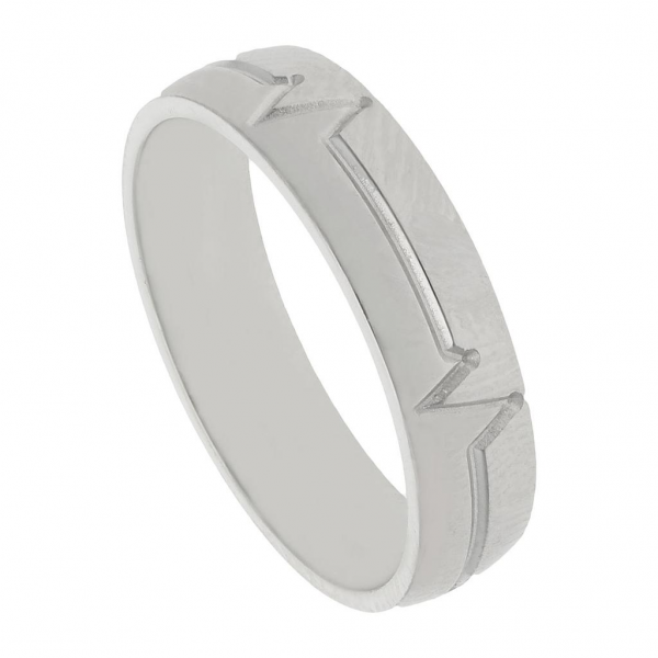 ALIANZA LATIDO PLATA 925MM - 5MM