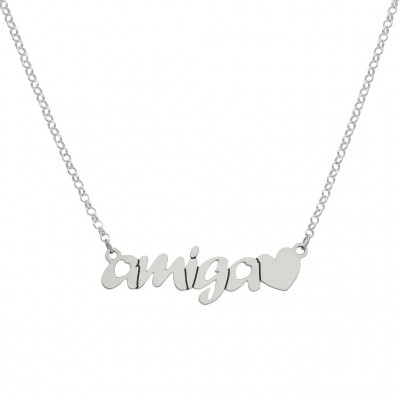 GARGANTILLA AMIGA + CORAZON...