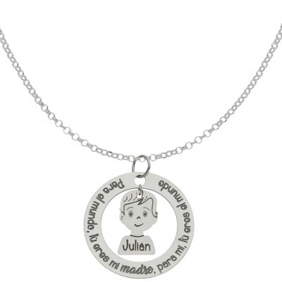 GARGANTILLA FRASE + NIÑO...