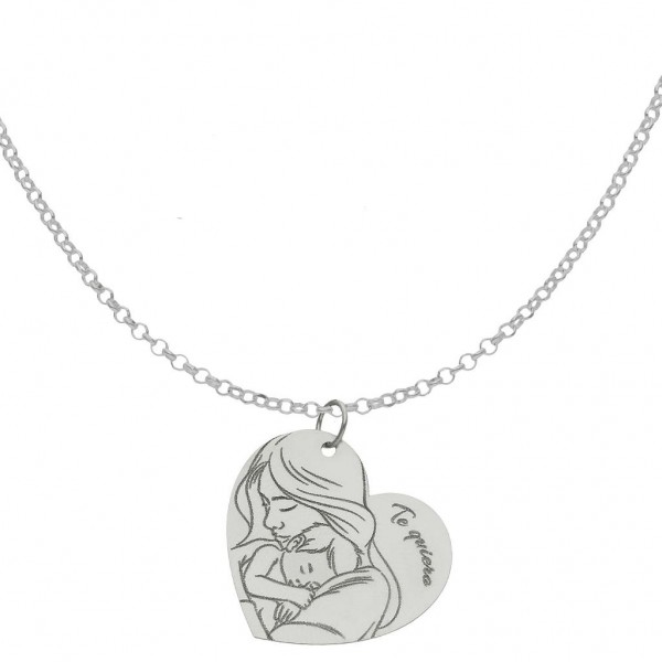 GARGANTILLA DE LA MADRE PLATA 925MM -...