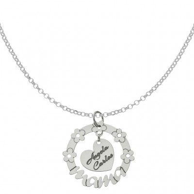 GARGANTILLA MAMA + FLORES...