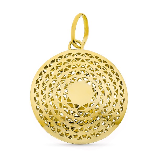 18K COLGANTE ORO AMARILLO CALADO...