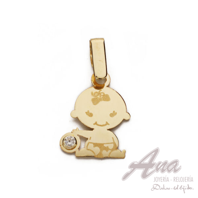 9K COLGANTE ORO AMARILLO...