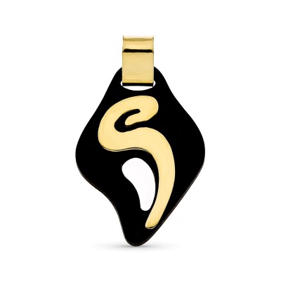 18K COLGANTE ORO AMARILLO Y...