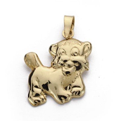 18K COLGANTE TIGRE. 19X17 MM