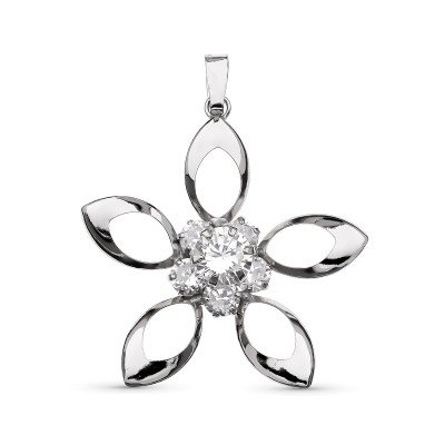 18K COLGANTE ORO BLANCO...