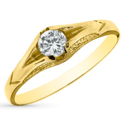 18K SOLITARIO ORO AMARILLO...