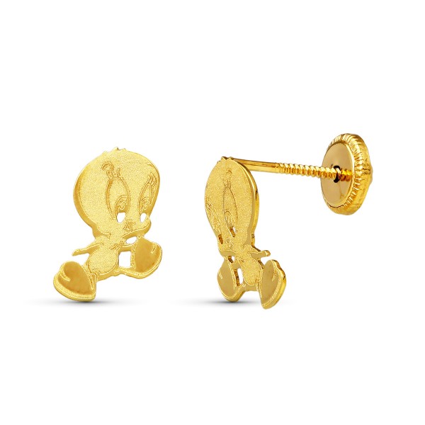 18K PENDIENTES ORO AMARILLO PIOLIN...