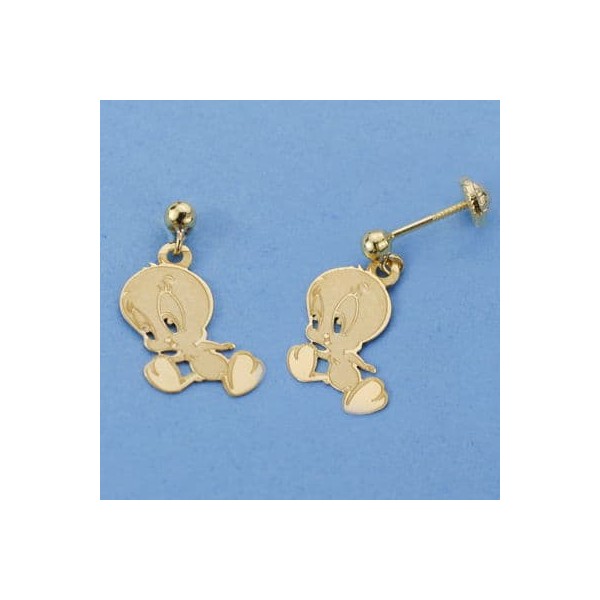 18K PENDIENTES PIOLIN 18X10 MM