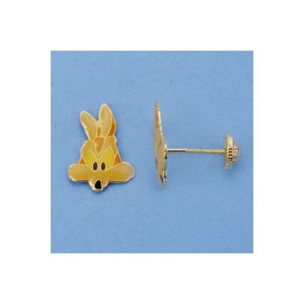 18K PENDIENTES ORO AMARILLO COYOTE...