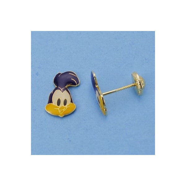 18K PENDIENTES ORO AMARILLO...