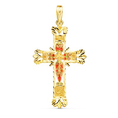 18K CRUZ ORO AMARILLO...