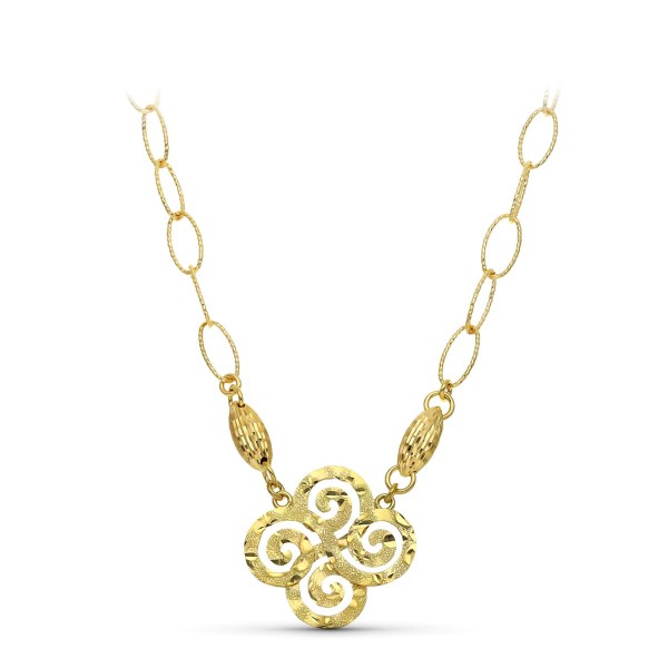 18K GARGANTILLA ORO AMARILLO MOTIVO...