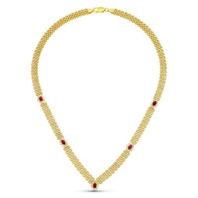 18K GARGANTILLA ORO...