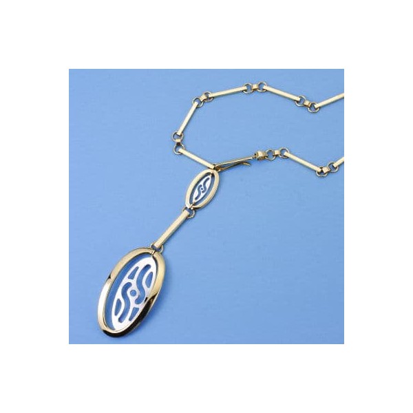 18K GARGANTILLA ORO BICOLOR 45 CM