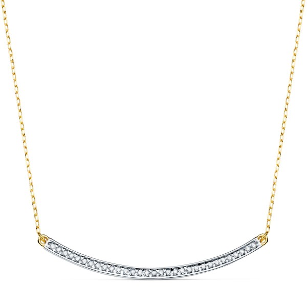 18K GARGANTILLA BICOLOR BARRA 40 MM...