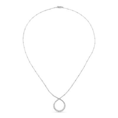 18K GARGANTILLA ORO BLANCO...