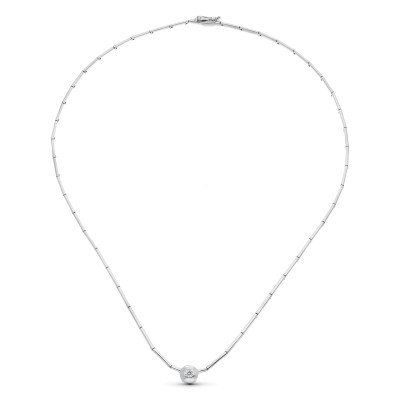 18K GARGANTILLA ORO BLANCO...