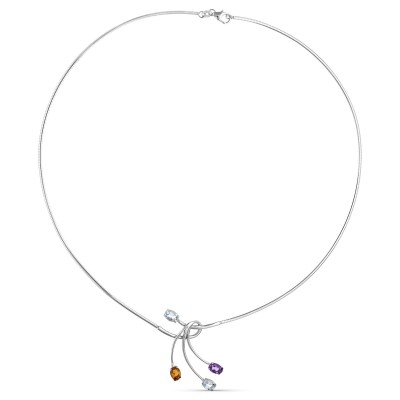 18K GARGANTILLA ORO BLANCO...