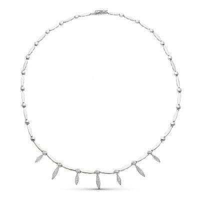 18K GARGANTILLA ORO BLANCO...