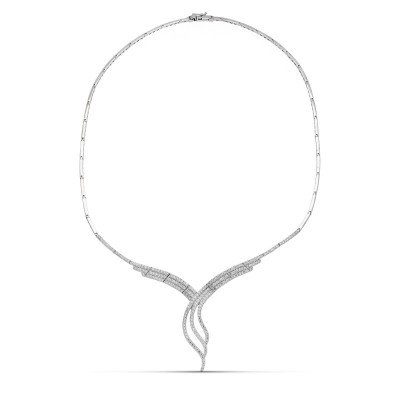18K GARGANTILLA ORO BLANCO...
