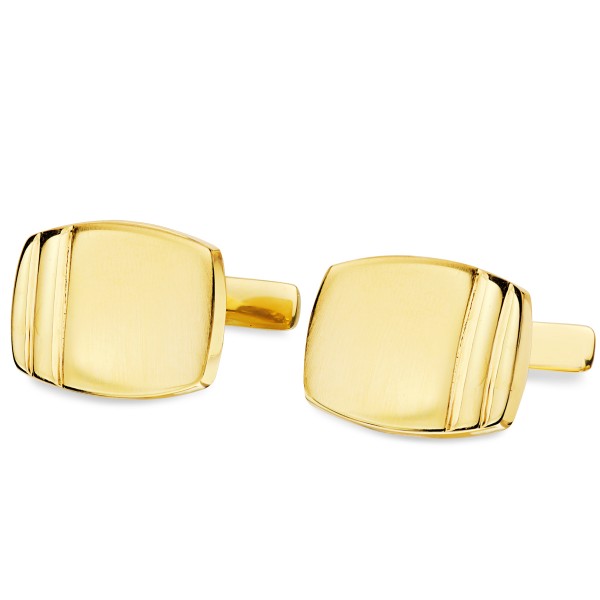 18K GEMELOS ORO AMARILLO TONEL MATE Y...