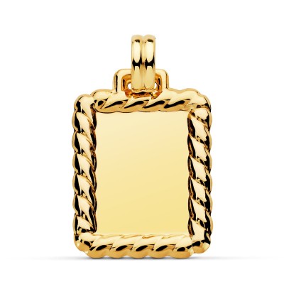 18K CHAPA ORO AMARILLO EN...