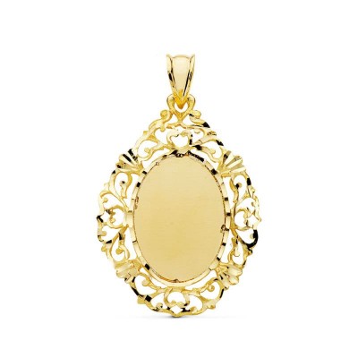 18K CHAPA CERCO CALADO...