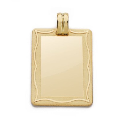 18K CHAPA MARCO. 28X20 MM