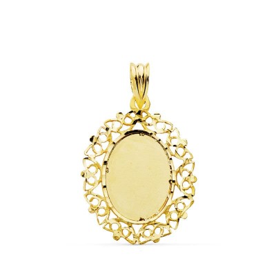 18K CHAPA CERCO CALADO...