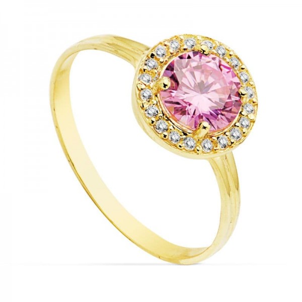 18K SORTIJA ORO AMARILLO MOTIVO...