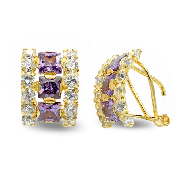 18K PENDIENTES ORO AMARILLO CUADRO...