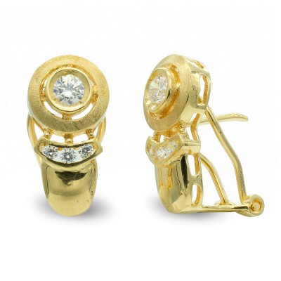 18K PENDIENTES ORO AMARILLO...