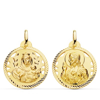 18K ESCAPULARIO HELICE...