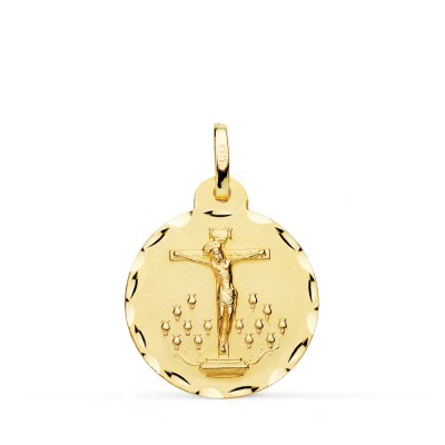 18K MEDALLA CRISTO DE LA...