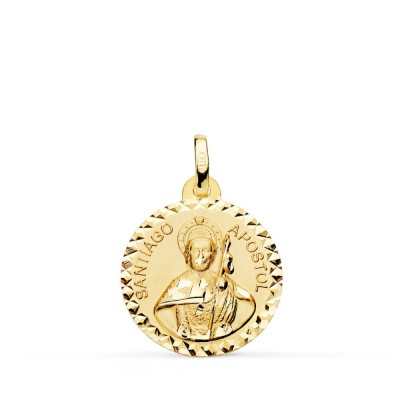 18K MEDALLA SANTIAGO...