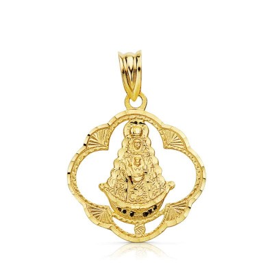 18K MEDALLA VIRGEN DEL...