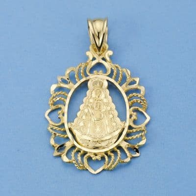18K MEDALLA ORO AMARILLO...