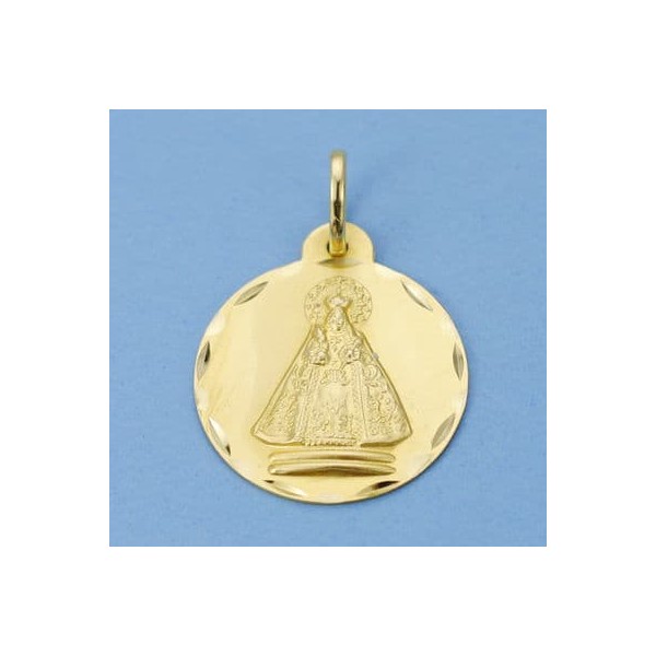 18K MEDALLA VIRGEN DE TISCAR TALLADA...