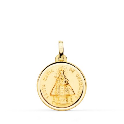18K MEDALLA VIRGEN SANTA...