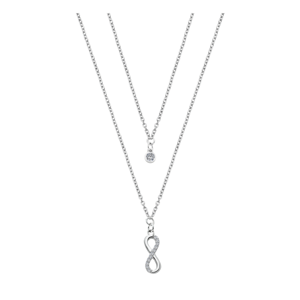 COLLAR INFINITO TRENDY PLATA, MUJER -...
