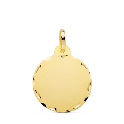 18K CHAPA DISCO LISO...