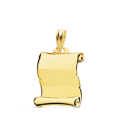 18K CHAPA PERGAMINO BRILLO...