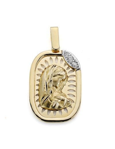 18K MEDALLA ORO AMARILLO...