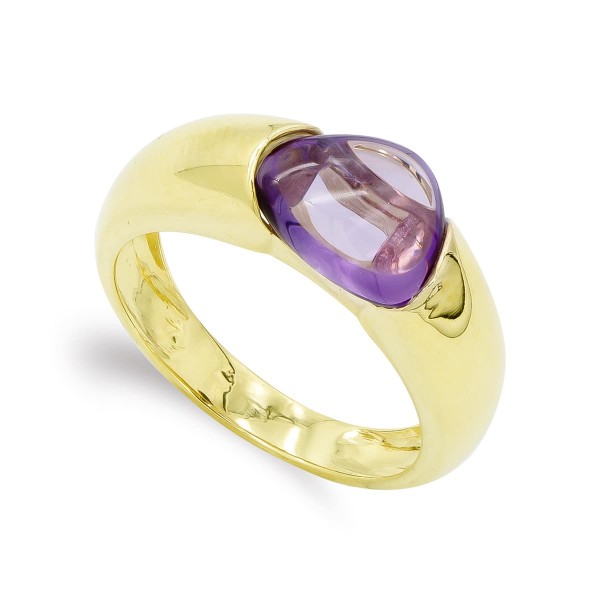 18K SORTIJA ORO AMARILLO PIEDRA DE...