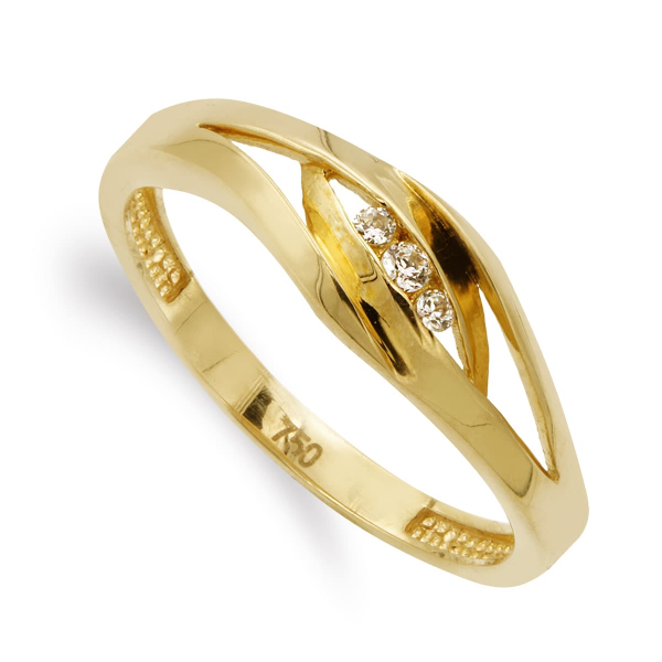 18K SORTIJA ORO AMARILLO CON...