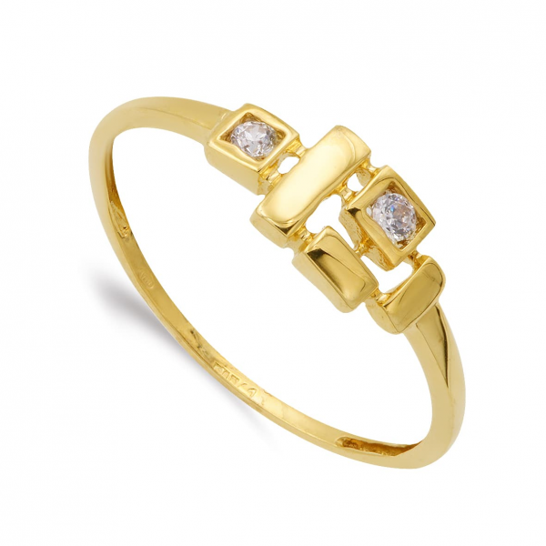 18K SORTIJA ORO AMARILLO CON MOTIVOS...