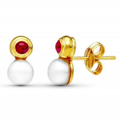 18K PENDIENTES ORO AMARILLO...