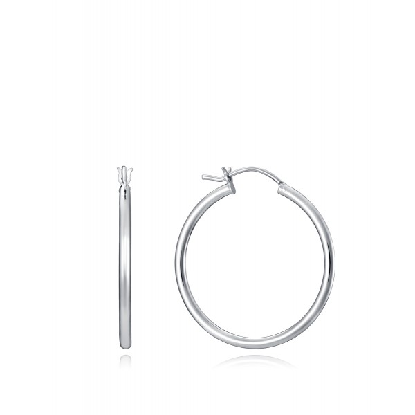 Pendientes TREND tipo aro de Plata de...
