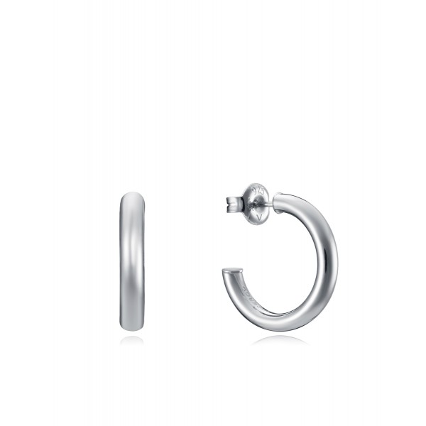 Pendientes TREND tipo aro de Plata de...